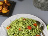 Capsicum Palak Rice