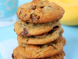 Eggless Banana Choco Chip Cookie