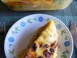 Eggless Bread and Butter Pudding