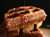 Eggless Gingerbread Waffle