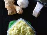 Homemade Ginger Garlic Paste