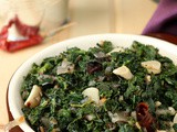 Kale Poriyal (Indian Style Sauteed Kale)