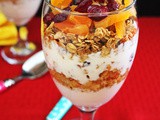 Peanut Butter Granola and Peanut Honey Yogurt Parfait