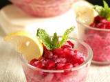 Pomegranate Granita