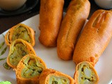 Potato Stuffed Mirchi Bajji | Milagai Bajji | Banana Pepper Fritters