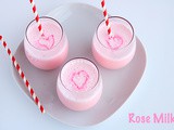 Rose Milk with Homemade Syrup
