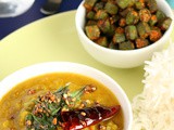 Vazhaithandu Kootu (Banana Stem with Dal)