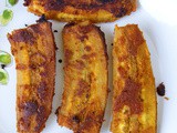 Vazhakkai Varuval | Plantain (Raw Cooking Banana) Fry