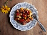 Barbabietole e Patate Arrostite con Glassa di Aceto allo Zenzero