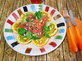 Carpaccio di trota affumicata all’arancia