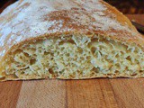 Ciabatta senza impasto con semola di grano duro