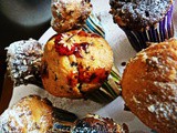 Ricetta muffin con gocce di cioccolato e granella di nocciole