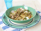 Ricetta Spaghetti con le vongole (o lupini)