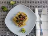 Ricetta tortiglioni con zucchine e pancetta