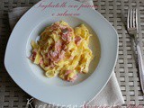 Tagliatelle con panna e salmone