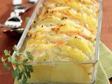 Gratin di patate e salmone