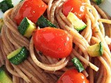 Pasta (bucatini) alle verdure