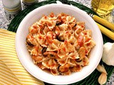 Ricetta della Farfalle alla marinara