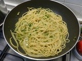 Spaghetti aglio, olio e peperoncino