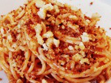 Speghetti alla siciliana