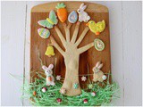 Albero di Pasqua di pasta frolla