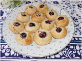 Biscotti cocco e ciliegie