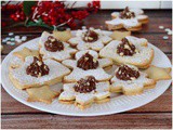 Biscotti occhio di bue di Natale