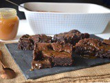 Brownies al caramello salato