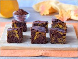 Brownies zucca e cioccolato