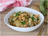 Cous cous zucchine e gamberi