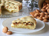 Crostata crema e amaretti