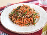 Farro con asparagi e carote