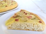 Focaccia con patate e pancetta