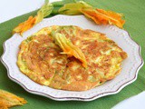 Frittata di fiori di zucca