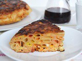 Frittata di maccheroni al salame