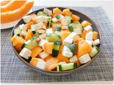 Insalata con melone e feta