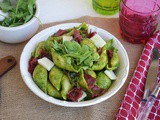 Insalata di pasta con rucola e bresaola