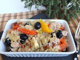 Insalata di quinoa con peperoni e tonno