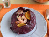 Insalata di radicchio e gamberi