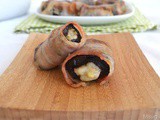 Involtini di melanzane con bacon