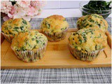 Muffin agli spinaci