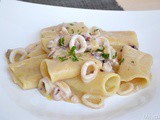 Paccheri con crema di patate e pecorino