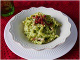 Pasta con crema di patate e broccoli