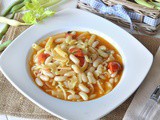 Pasta con fagioli spollichini