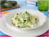 Pasta con philadelphia e zucchine