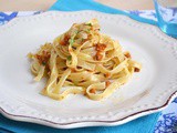 Pasta con polpa di riccio