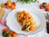 Pasta con pomodorini e bottarga