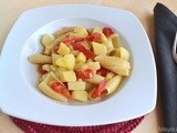 Pasta e patate con peperoni