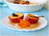 Pesche al forno
