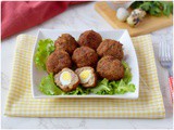 Polpette con uovo dentro